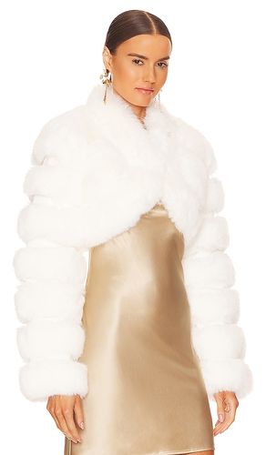 JACKE FAUX FOX FUR SHORT in . Größe M. Also in S, L - Adrienne Landau - Modalova