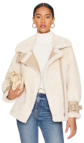 Faux Fur Jacket in . - size L (also in M, S) - Adrienne Landau - Modalova