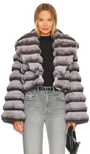 JACKE AUS CHINCHILLAFELL-IMITAT in . Größe S. Also in M - Adrienne Landau - Modalova