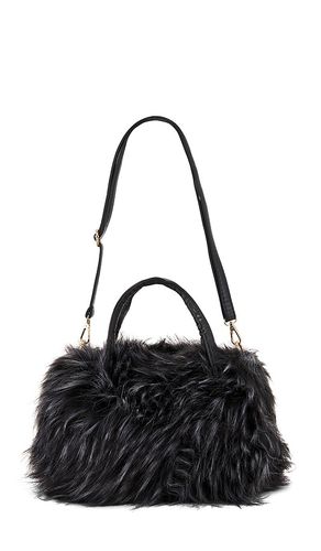 The Boo Faux Fur Bag in Black - Adrienne Landau - Modalova