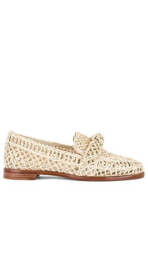 Raffia Penny Loafer in Neutral. - size 36 (also in 38, 39, 40) - Alexandre Birman - Modalova