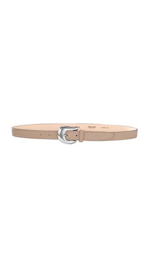 Statement Buckle Belt in Tan. - size M/L (also in XS/S, XXS) - AUREUM - Modalova