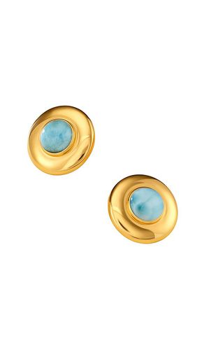 Iris Earrings in Metallic - AUREUM - Modalova