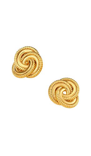 Serena Earrings in Metallic - AUREUM - Modalova