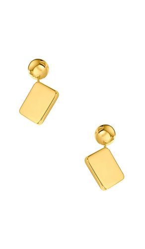 Ilona Drop Earrings in Metallic - AUREUM - Modalova