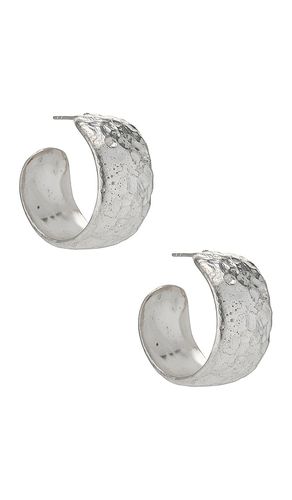 Hazel Earrings in Metallic Silver - AUREUM - Modalova