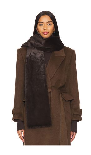 AEXAE Faux Fur Scarf in Brown - AEXAE - Modalova