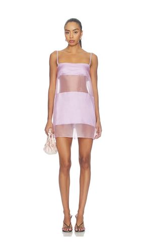 Silk Two Tone Mini Dress in . Größe L. Also in M - AEXAE - Modalova