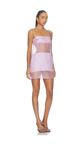Silk Two Tone Mini Dress in . Größe L. Also in M - AEXAE - Modalova