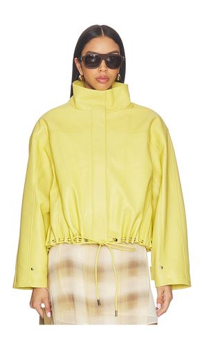 Leather Pebble Utility Jacket in . Size L. Also in M, S, XS - AEXAE - Modalova