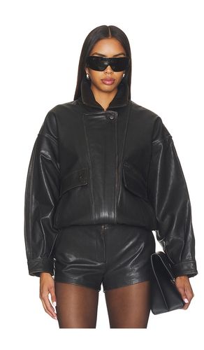 Leather Distressed Moto Jacket in . Taglia L. Also in M, S, XS - AEXAE - Modalova
