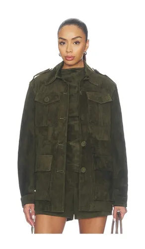 Lamb Leather Suede Mid Jacket in . Taglia L. Also in M, S - AEXAE - Modalova