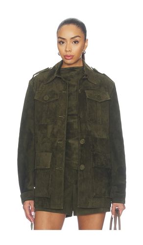 Lamb Leather Suede Mid Jacket in . Taglia M. Also in S - AEXAE - Modalova
