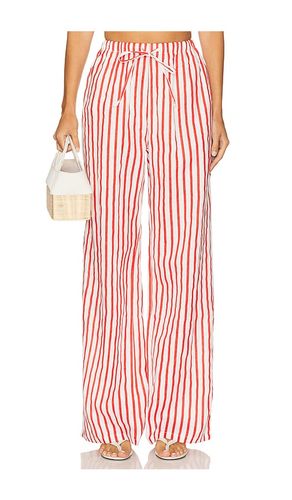 Linen Drawstring Pant in Red. - size S (also in XS) - AEXAE - Modalova