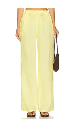 X REVOLVE Drawstring Pant in Yellow. - size S (also in XS) - AEXAE - Modalova