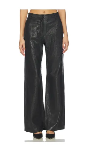 Leather Pebble Straight Leg Pant in . Size L. Also in M, S - AEXAE - Modalova