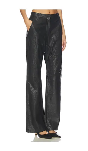 Leather Pebble Straight Leg Pant in . Size L. Also in M, S - AEXAE - Modalova
