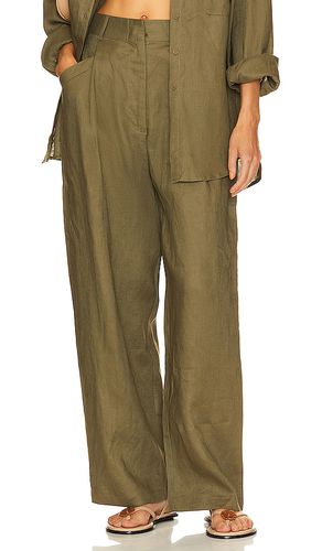 Linen Trousers in Army. - size S (also in XS) - AEXAE - Modalova