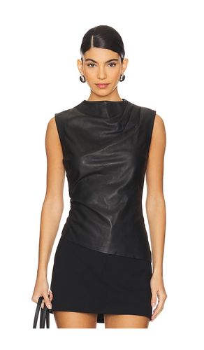 LEDER-TOP MIT RAFFUNGEN in . Größe L. Also in XXS - AEXAE - Modalova