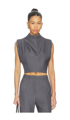 Twill Clouched Crop Top in . Größe L. Also in M, S - AEXAE - Modalova