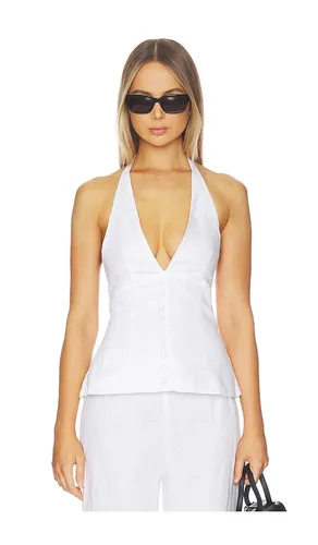 Linen Halter Neck Top in . Size L. Also in M, S, XS - AEXAE - Modalova