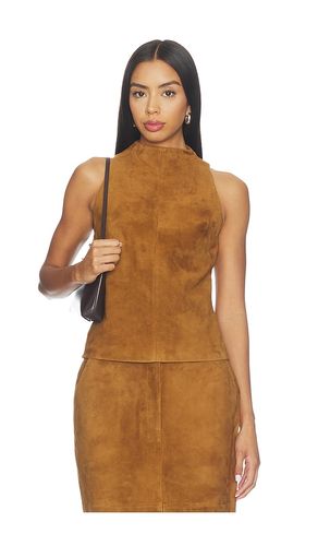 OBERTEIL MIT HOHEM AUSSCHNITT AUS LAMMLEDER-SUEDE in . Größe L. Also in M, S, XS - AEXAE - Modalova