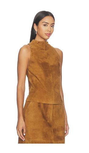 OBERTEIL MIT HOHEM AUSSCHNITT AUS LAMMLEDER-SUEDE in . Größe L. Also in M, S, XS - AEXAE - Modalova