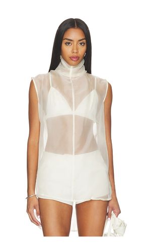 X REVOLVE Silk Organza Roll Neck Top in . Größe S. Also in M, L - AEXAE - Modalova