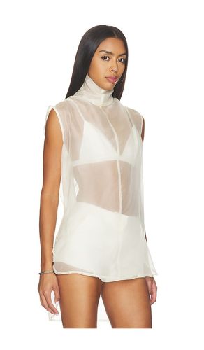 X REVOLVE Silk Organza Roll Neck Top in . Größe S. Also in M, L - AEXAE - Modalova