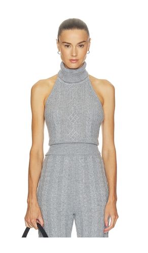 X REVOLVE Cashmere Cable Halterneck Top in Grey. - size XS (also in M, L) - AEXAE - Modalova