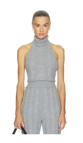 X REVOLVE Cashmere Cable Halterneck Top in . Taglia L. Also in M - AEXAE - Modalova