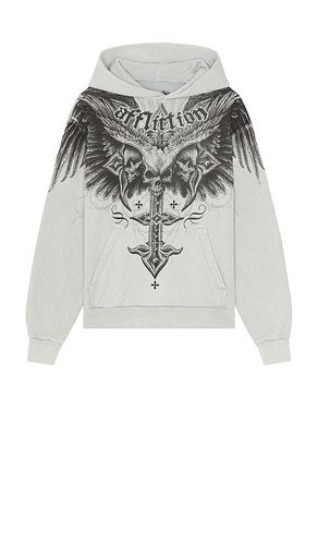 Death Eyes Hoodie in Grey. - size L (also in M, S, XL/1X) - Affliction - Modalova