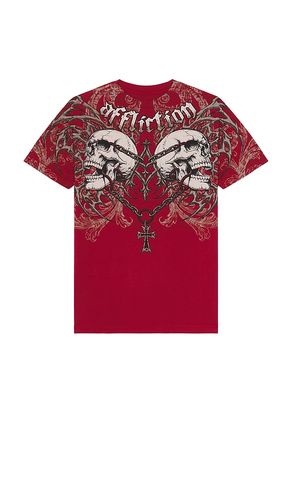 Collapse Tee in Red. - size L (also in XL/1X) - Affliction - Modalova