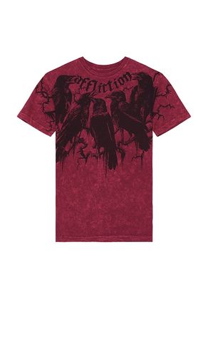 Crows Tee in Red. - size L (also in M, S, XL/1X) - Affliction - Modalova