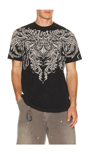 Flourish short sleeve tee in color black size S (also in M, L) - Affliction - Modalova