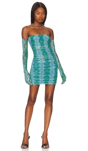 Vestido danni en color azul cerceta talla XXS en - Teal. Talla XXS (también en XS, S) - AFRM - Modalova