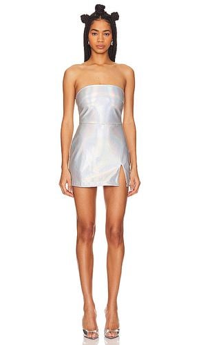 X Revolve Braylon Mini Dress in Metallic Silver. - size L (also in M, S, XXS) - AFRM - Modalova