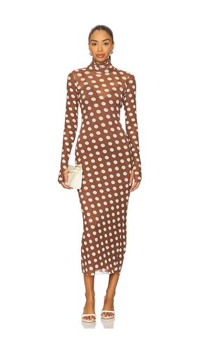 Shailene Midi Dress in Chocolate. - size L (also in M, S, XL, XS, XXS) - AFRM - Modalova