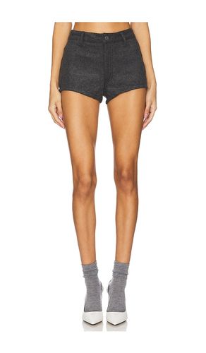 The High Rise Ultra Hot Short in Grey. - size 25 (also in 26, 29, 30, 31, 32) - AFRM - Modalova