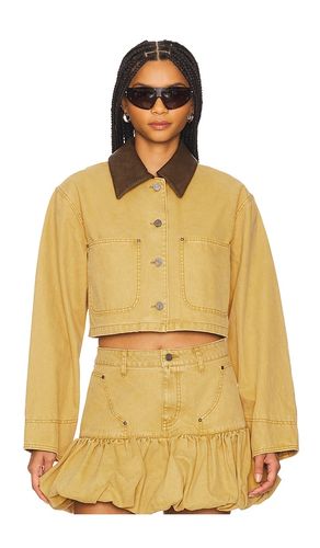 Wrenley Cropped Jacket in Beige. - size XL (also in XS, XXL, XXS) - AFRM - Modalova