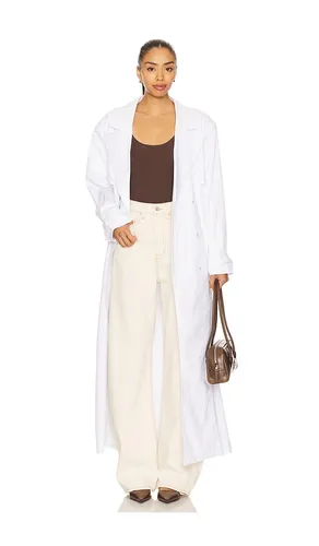The Soft Trench Coat in White. - size M (also in S, XS) - AFRM - Modalova