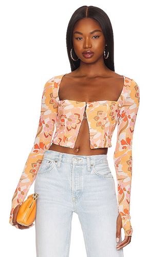 Top corto tyrie en color coral talla XS en - Coral. Talla XS (también en S, M, L) - AFRM - Modalova