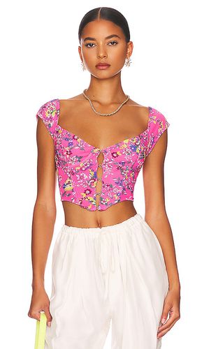 Myla Corset Crop Top in Pink. - size XL (also in XS) - AFRM - Modalova