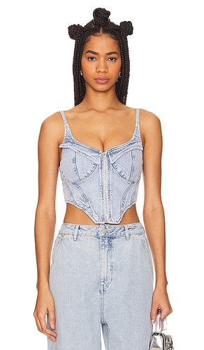 X Revolve Iris Top in Denim-Light. - size 1X (also in L, M, S, XL, XS, XXS) - AFRM - Modalova