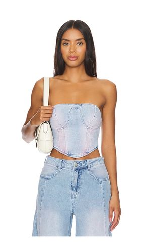Reid Bustier in Denim-Light. - size L (also in XL, XXL) - AFRM - Modalova