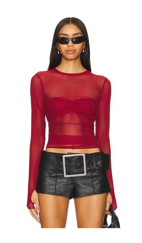 Sandrine Top in Red. - size 1X (also in 2X, 3X, L, M, S, XL, XS, XXS) - AFRM - Modalova