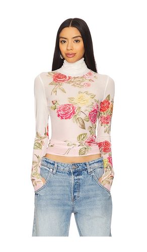 Zadie Mesh Top in Pink. - size S (also in XS) - AFRM - Modalova