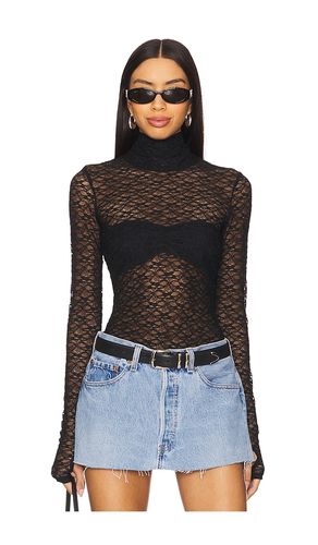 Zadie Texture Lace Top in Black. - size 1X (also in 2X, 3X, L, M, S, XL, XS, XXL, XXS) - AFRM - Modalova