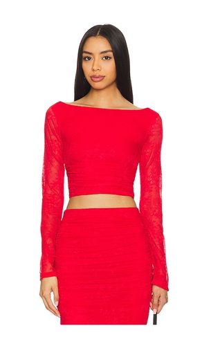 Noam Lace Top in Red. - size L (also in S, XL, XS, XXS) - AFRM - Modalova