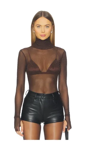 Milo Dew Drop Bodysuit in Brown. - size 1X (also in L) - AFRM - Modalova